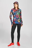 Blouse Zip Mosaic Fern - packshot