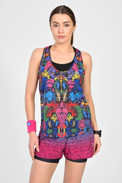 Women's boxer tank top Mosaic Ritmo