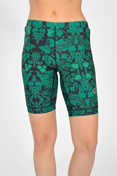 Krótkie legginsy z taśmami stabilizującymi Ornamo Verde