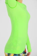 Oddychující sportovní dlouhý rukáv Ultra GloLime - packshot