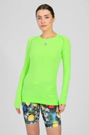 Oddychující sportovní dlouhý rukáv Ultra GloLime - packshot