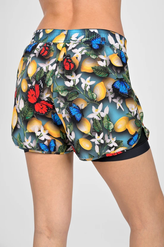 Spodenki sportowe z legginsami damskie Limone - packshot
