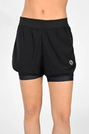Sportovní kraťasy s legínami pro ženy Black - packshot