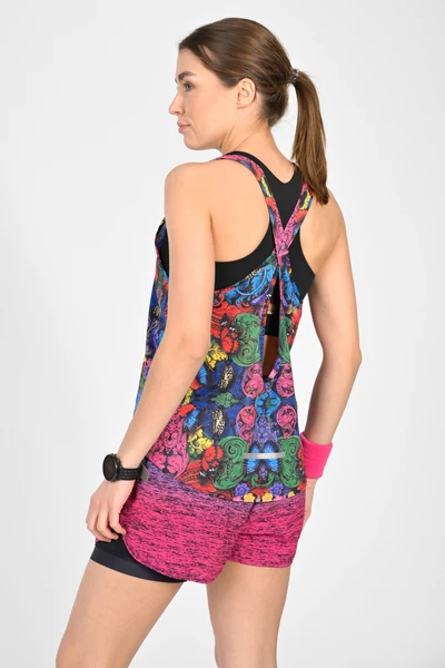 Women's boxer tank top Mosaic Ritmo