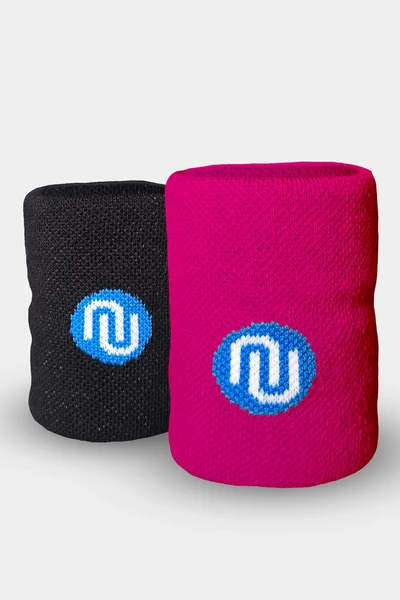 Frotka na rękę bawełniana 2 szt Pink-Black