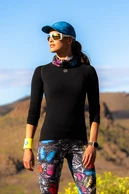 Oddychující sportovní dlouhý rukáv Ultra Black - packshot