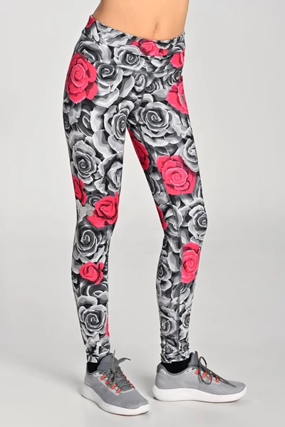 Leggings petite with waistband Pro Ornamo Roses